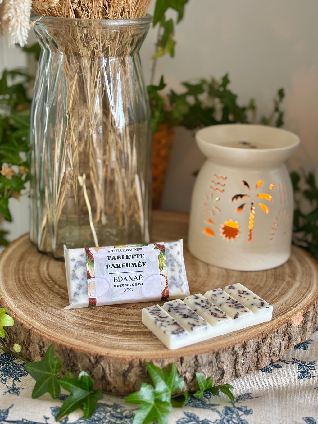 Tablette parfumée noix de coco |« Edanaé »🥥