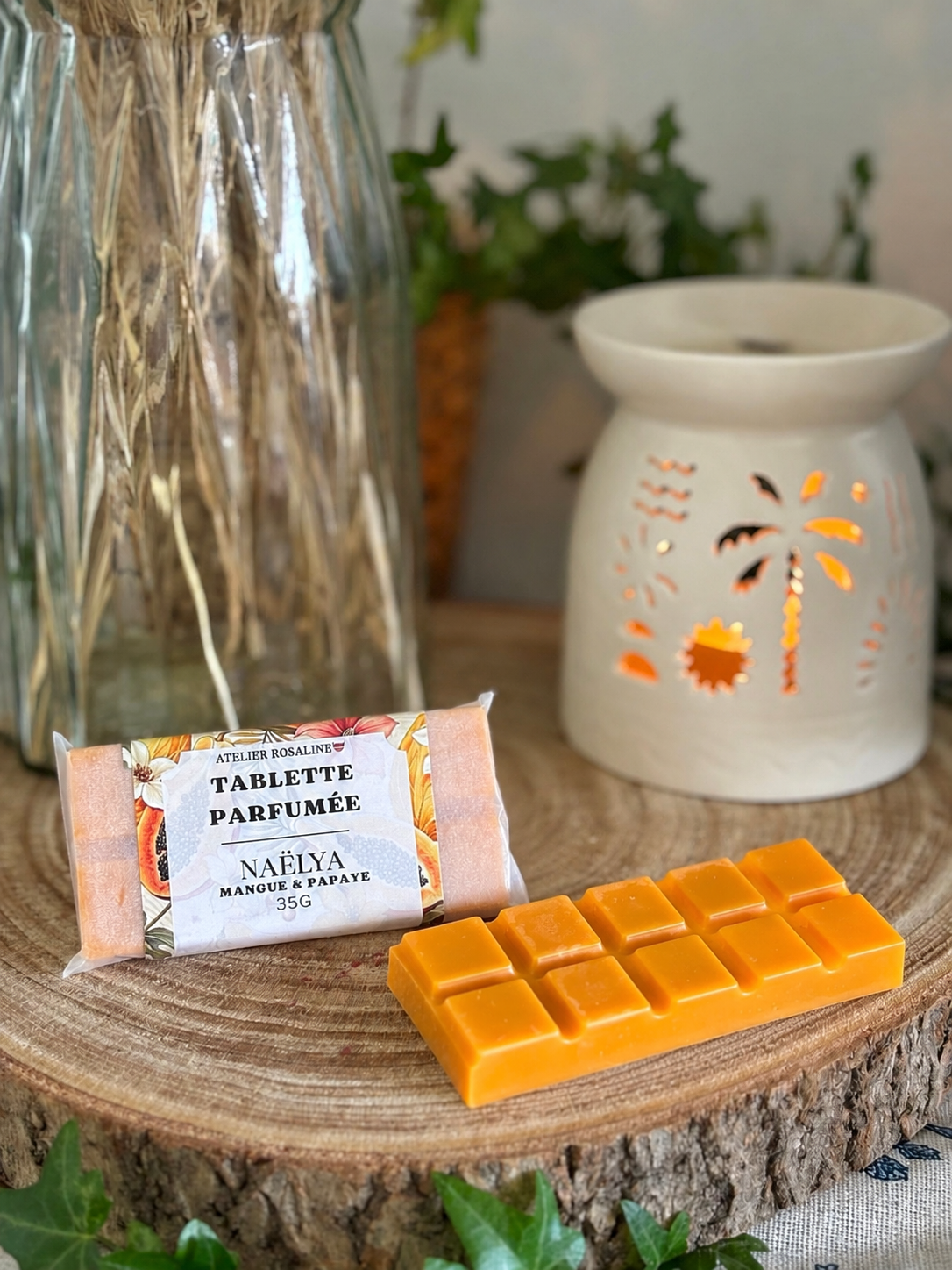 Tablette parfumée mangue & papaye | « Naëlya »🥭