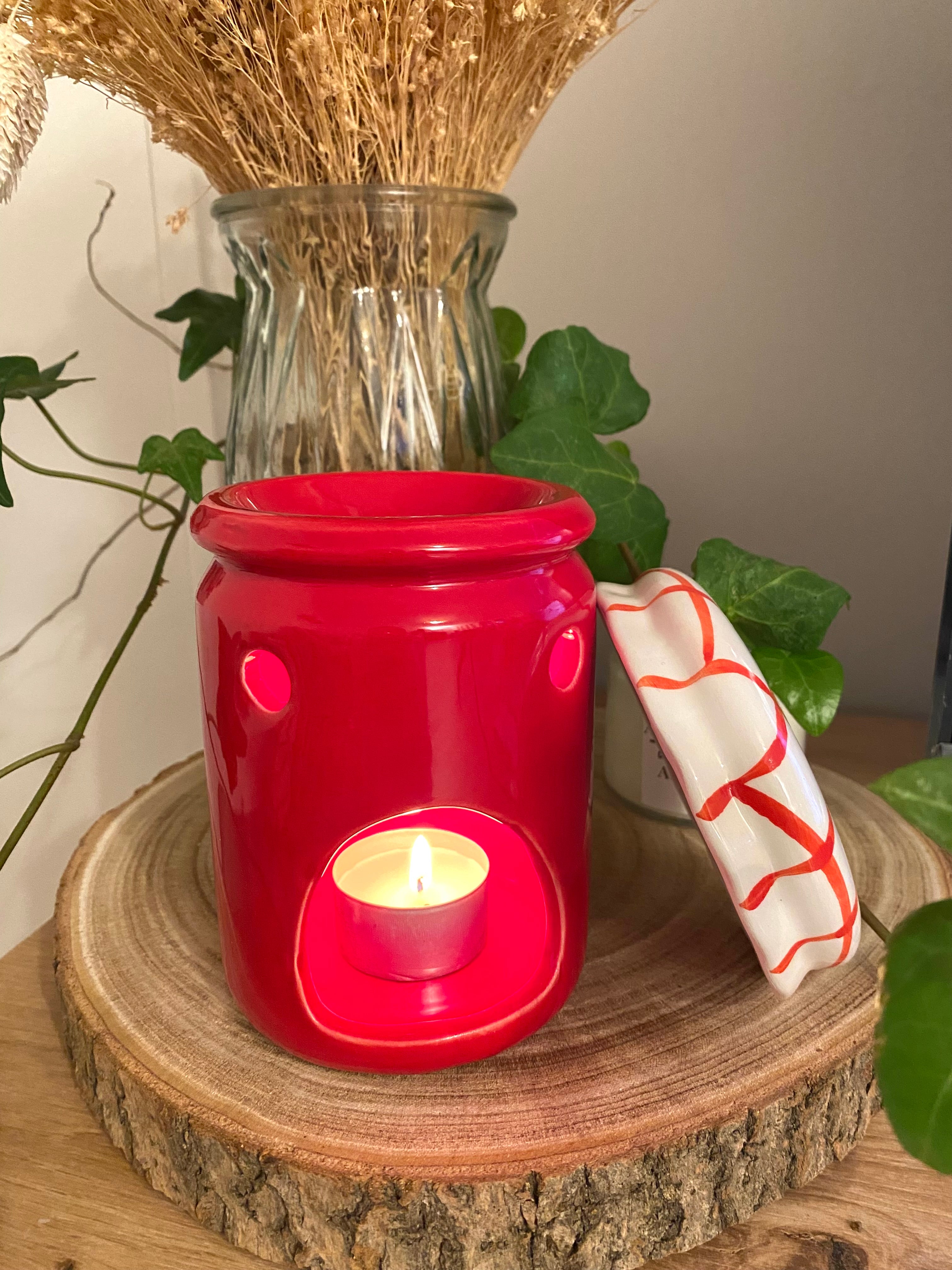 Brûle-parfum | Pot de confiture 🍓