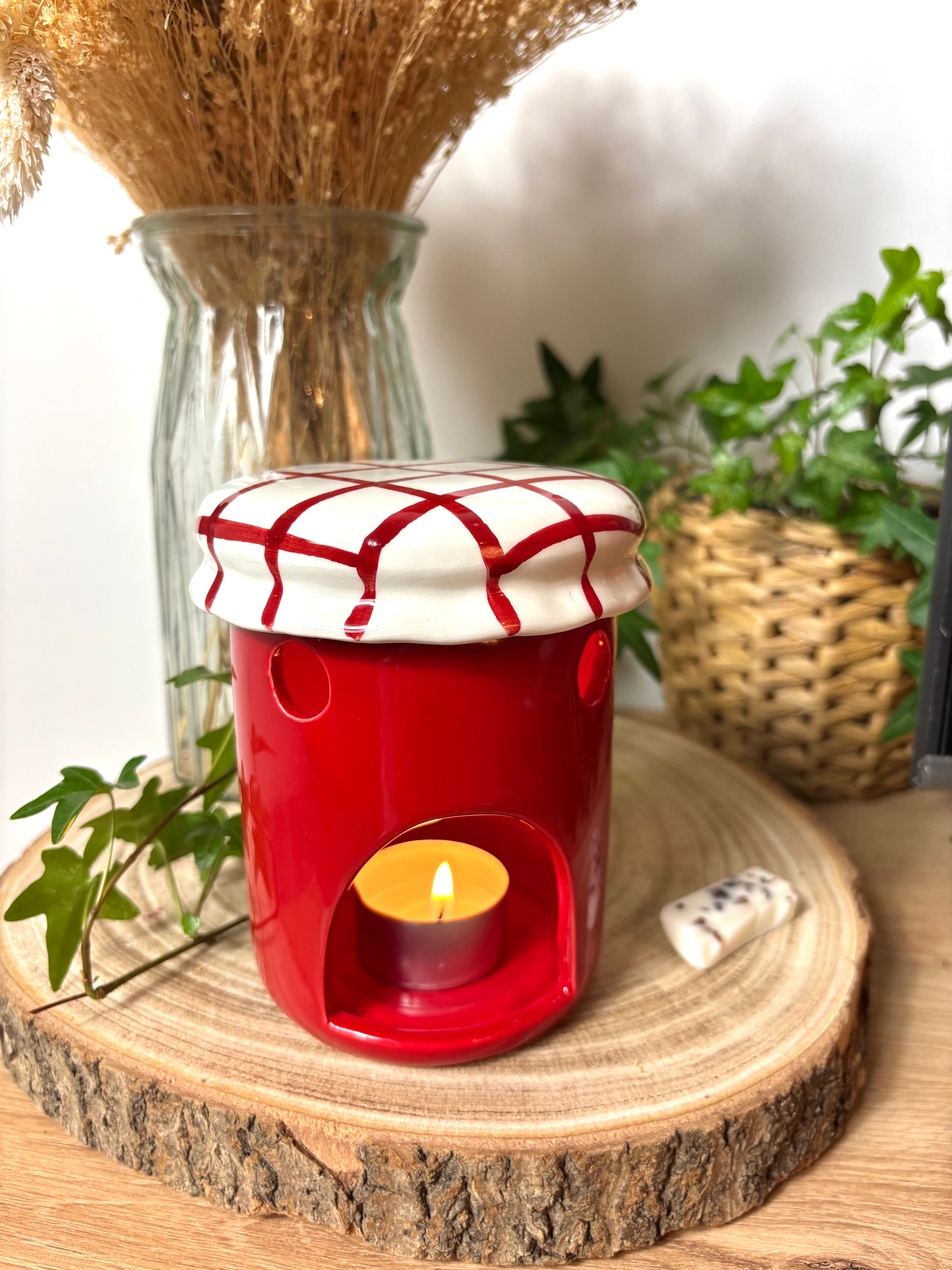 Brûle-parfum | Pot de confiture 🍒