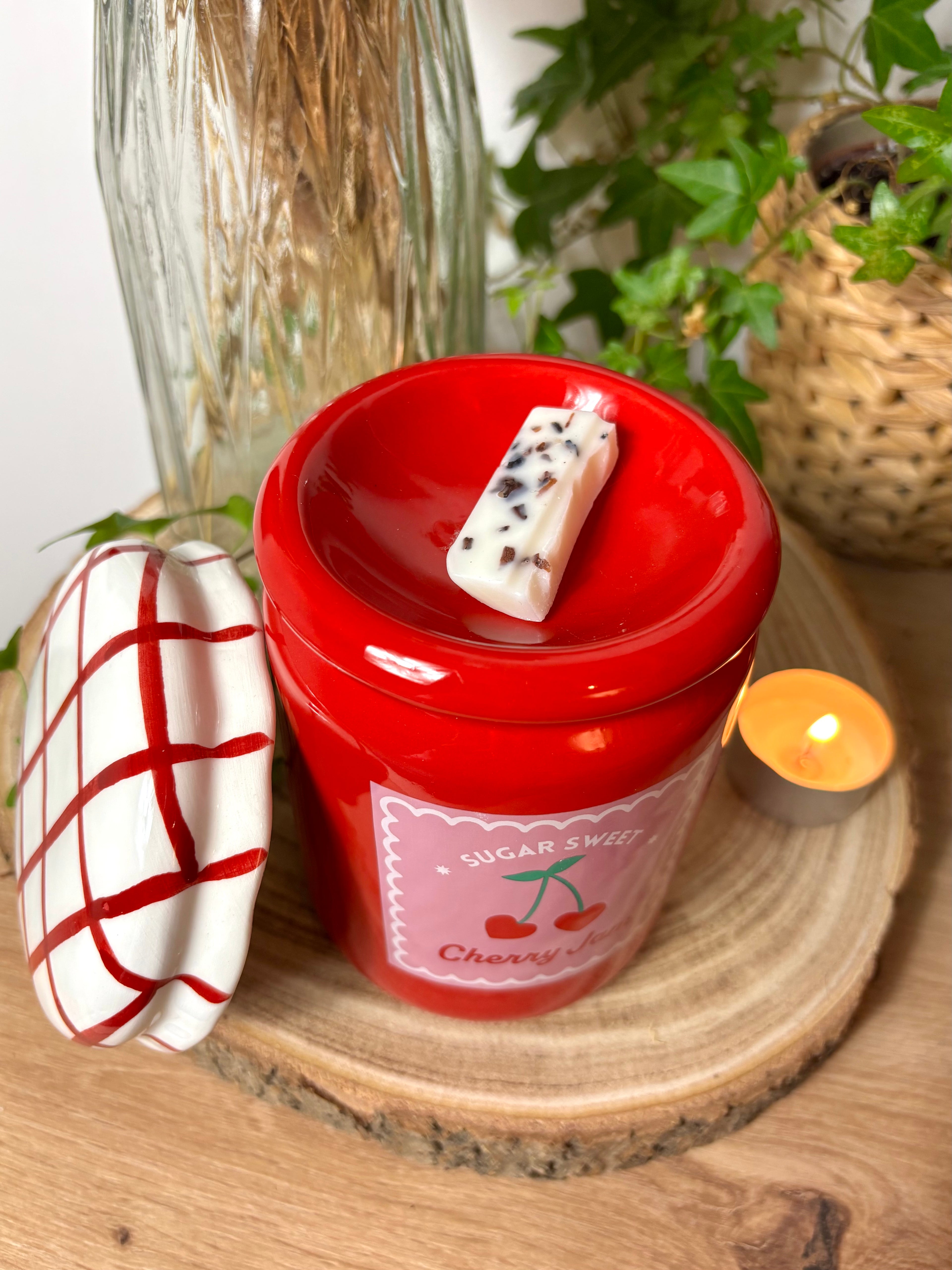 Brûle-parfum | Pot de confiture 🍒