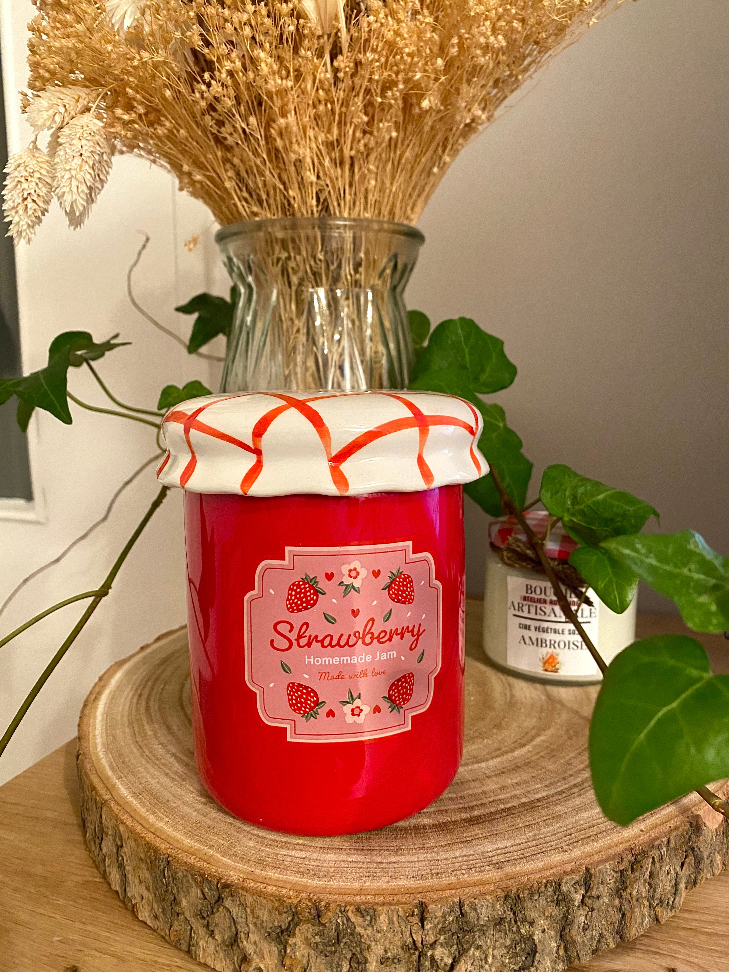 Brûle-parfum | Pot de confiture 🍓