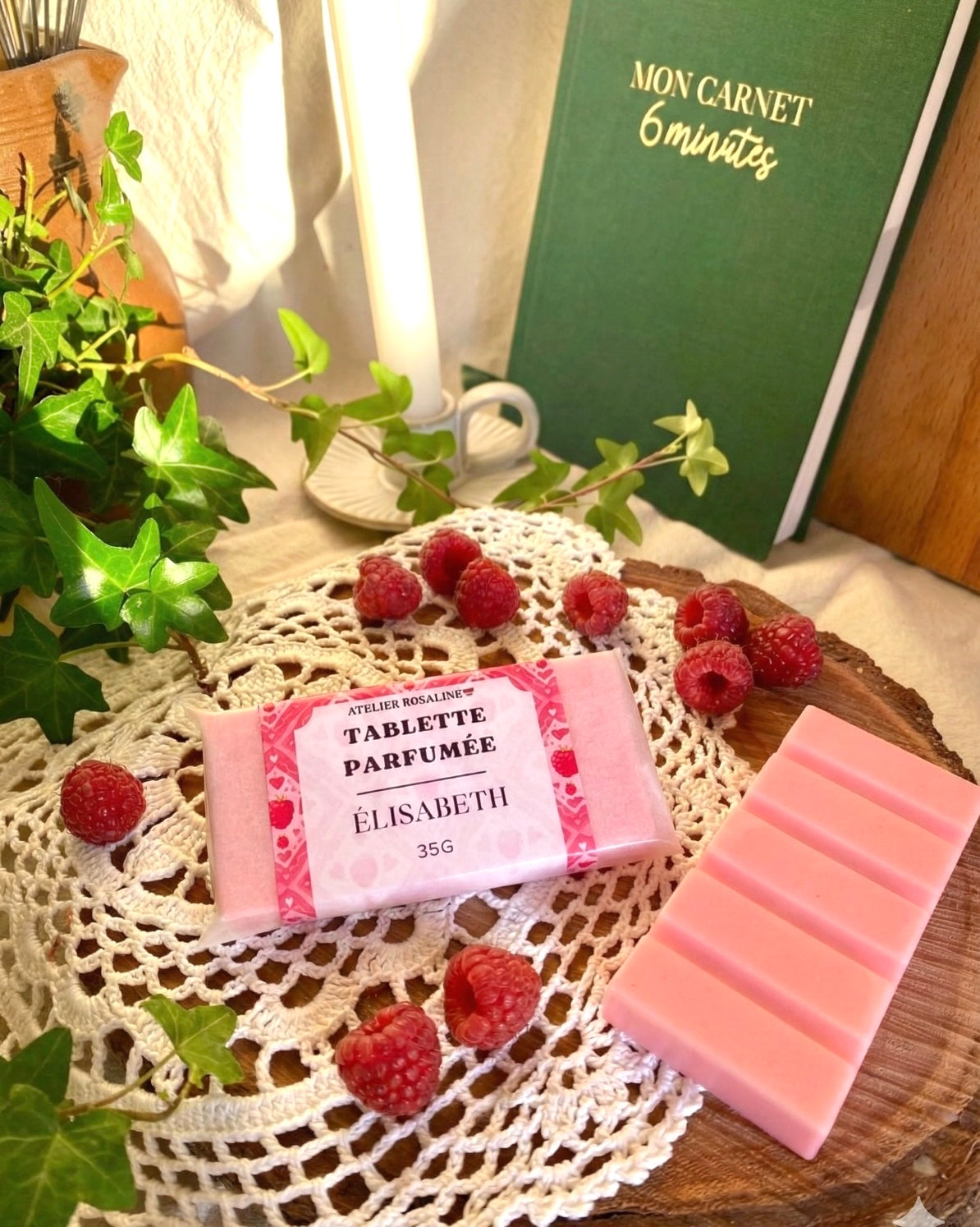 Tablette parfumée « Elisabeth » | Framboise 💗