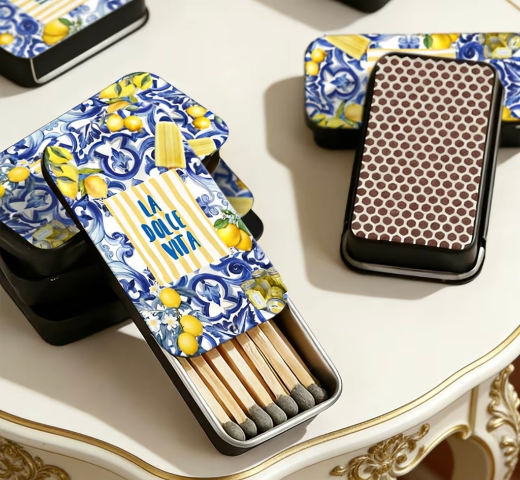 Boîte d’allumettes Dolce vita 🍋 (x30)