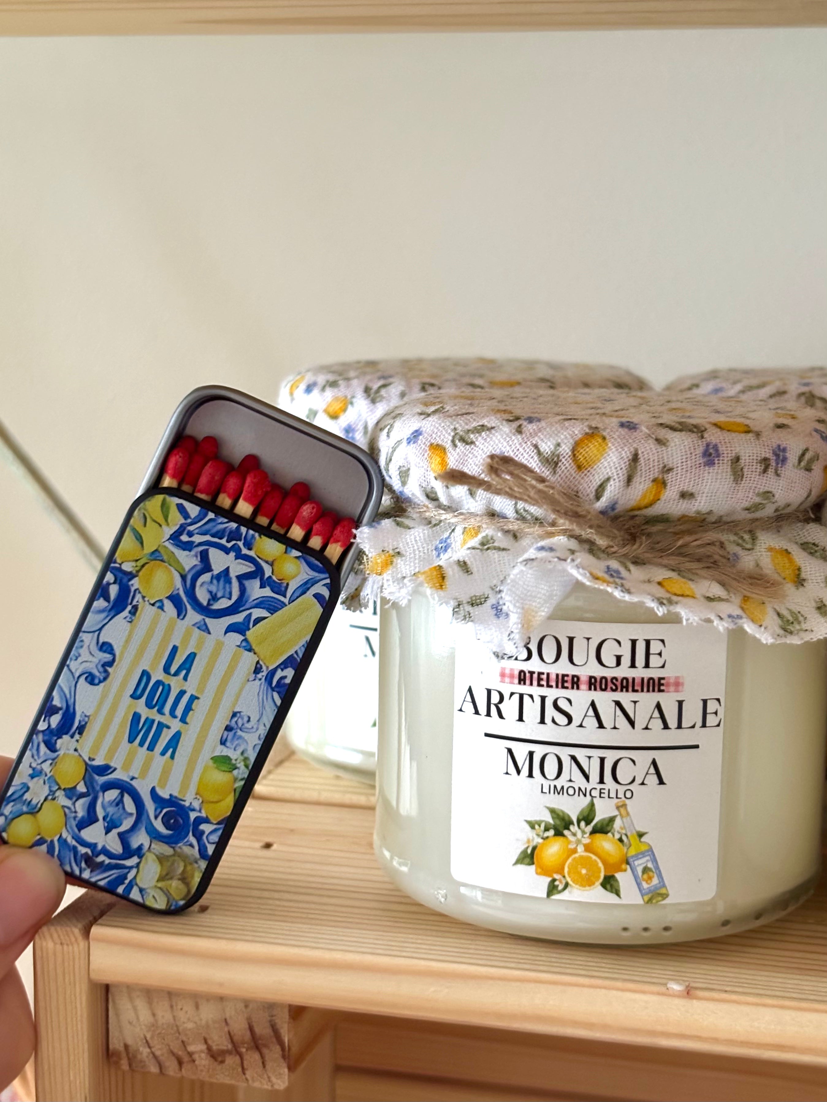 Boîte d’allumettes Dolce vita 🍋 (x30)