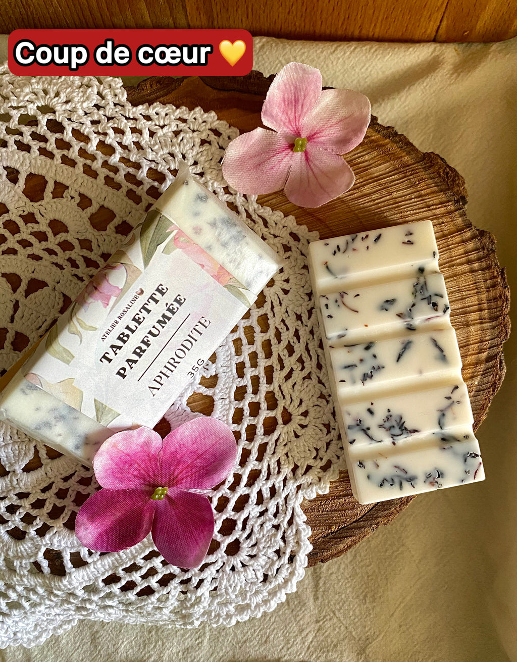 Tablette parfumée Hibiscus | "Aphrodite" 🌺