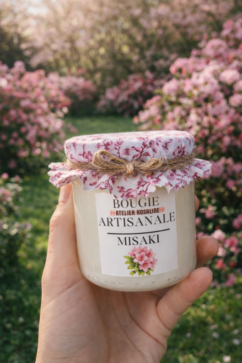 Bougie « Misaki » | Azalée du Japon 🌸