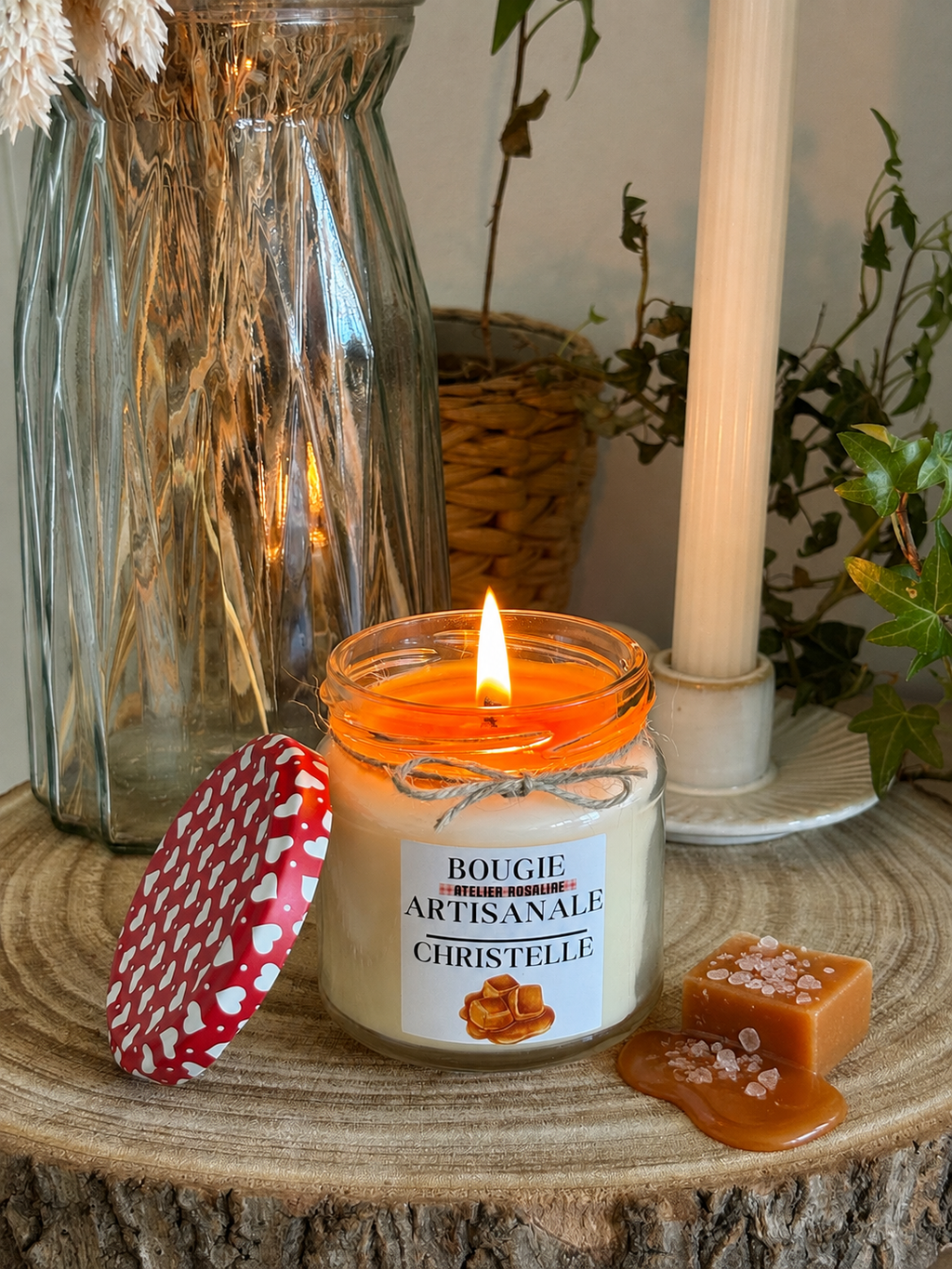 Bougie Caramel beurre salé | « Christelle » 🥮