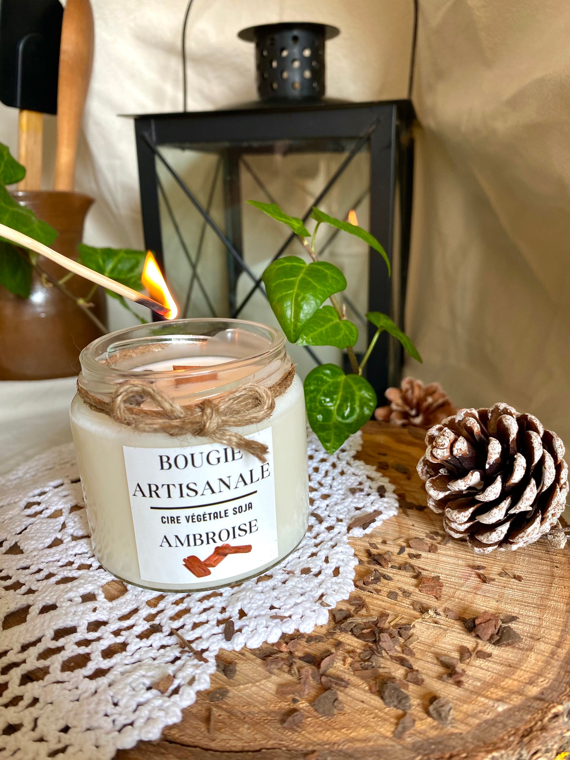 Bougie "Ambroise" | Bois de Oud